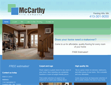 Tablet Screenshot of mccarthytile.com